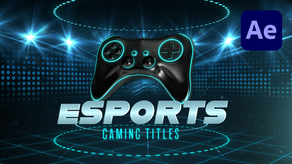 eSports Gaming Title Titles template preview