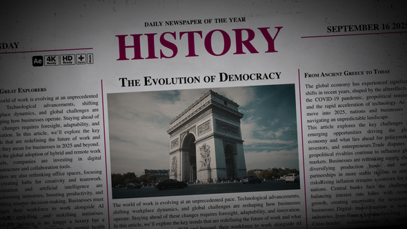 Newspaper Overlays Elements template preview