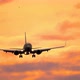 Airplane in a Beautiful Sunset - VideoHive Item for Sale