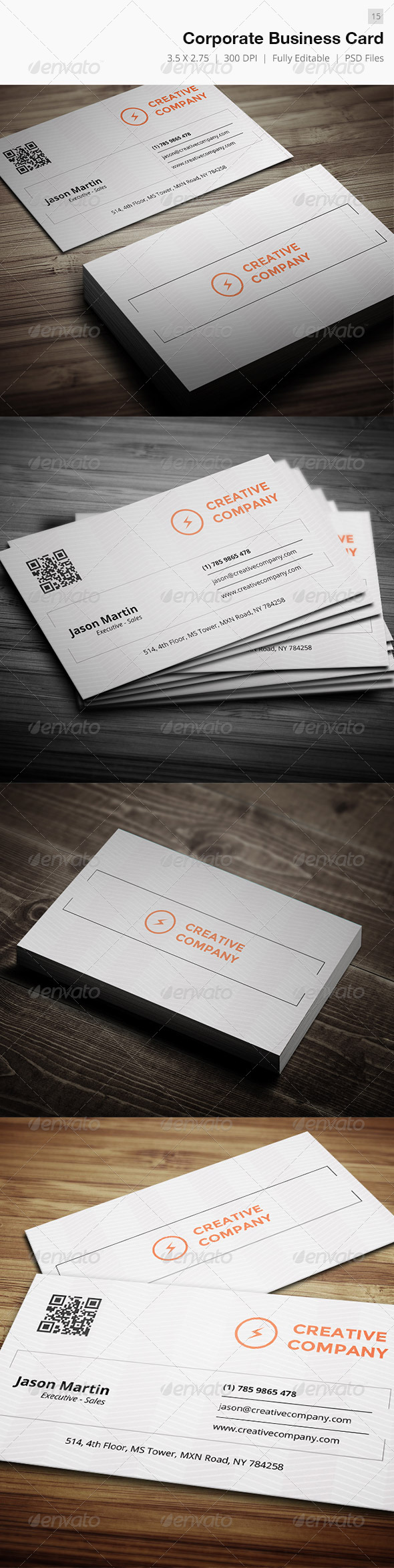 Corporate Business Card - 15 - Corporate Business Cards