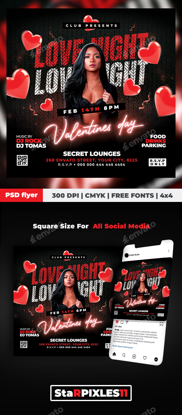 Valentines Day Flyer