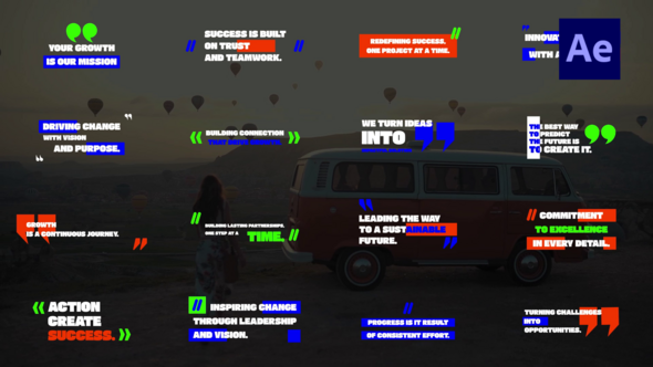 16 Quotes Titles / Ae Titles template preview