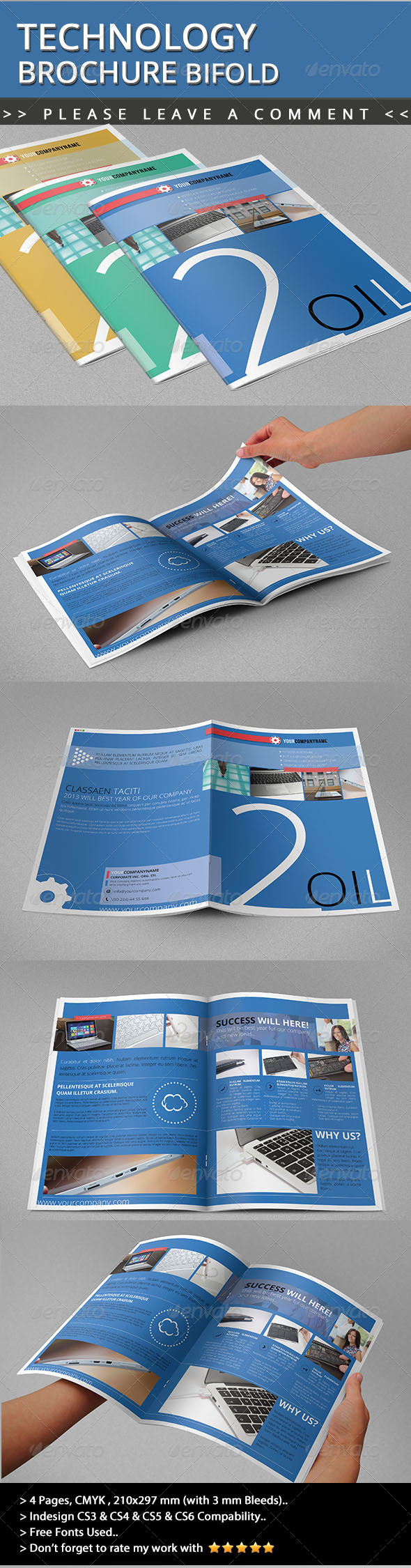 Technology Brochure Bifold - Informational Brochures