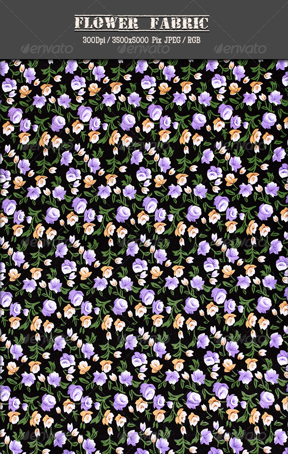 Flower Fabric 13 - Fabric Textures