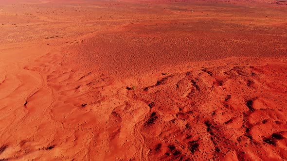 Monument Valley Rock Formations in Navajo Land alt