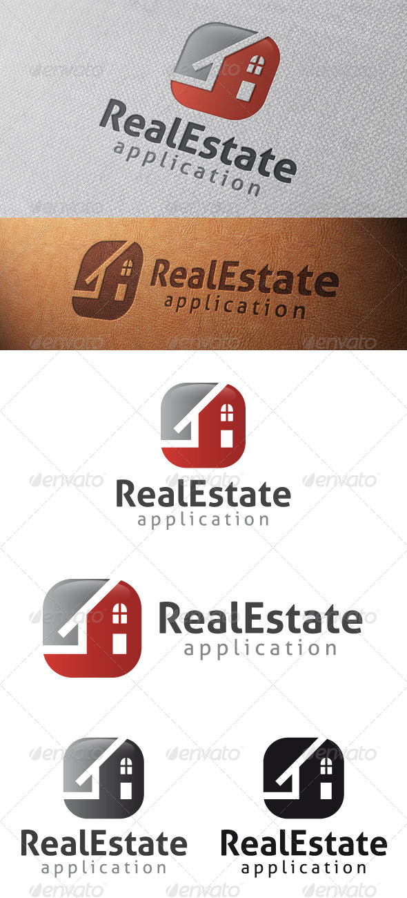 Real Estate App Logo Template - Buildings Logo Templates