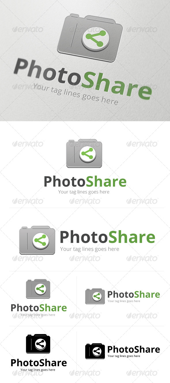 PhotoShare Logo - Objects Logo Templates