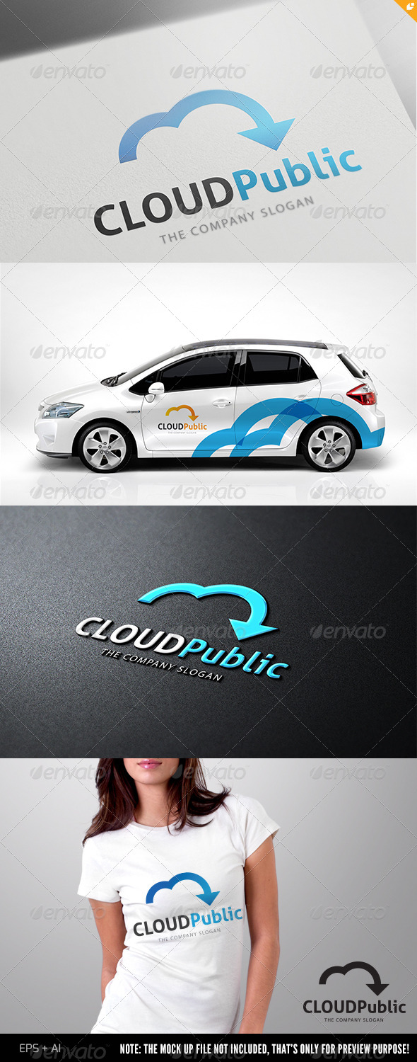 Cloud Public Logo - Humans Logo Templates