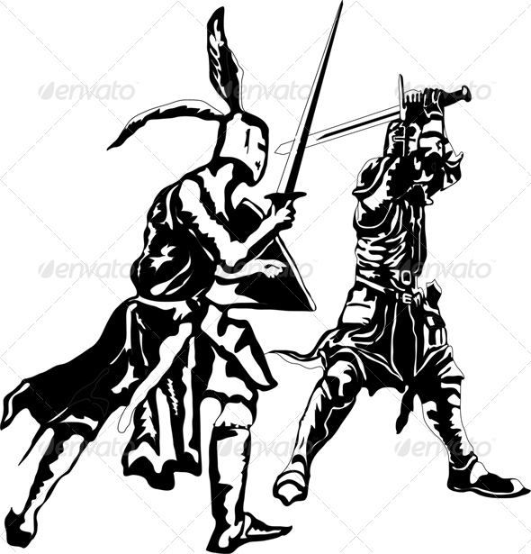 Battle of Knights - People Characters