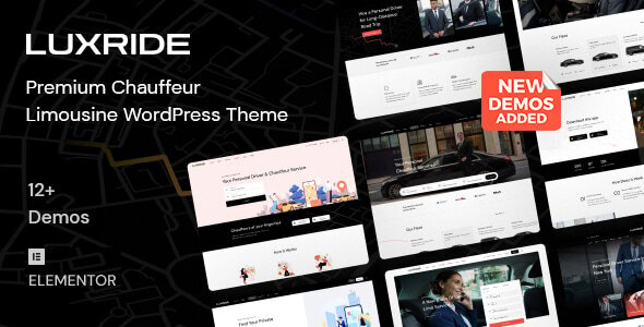 Luxride - Chauffeur Limousine Transport & Car Hire WordPress Theme