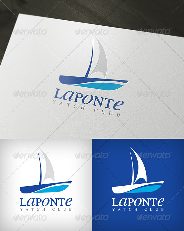 Laponte Yatch Club Logo - Objects Logo Templates