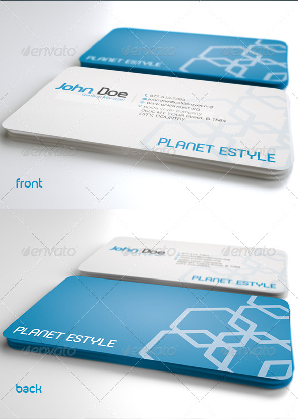 Simple Business Card Template - Corporate Business Cards