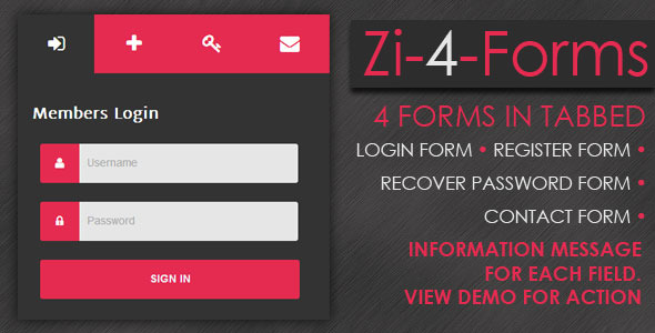 Zi-4-Forms - CodeCanyon 4818832