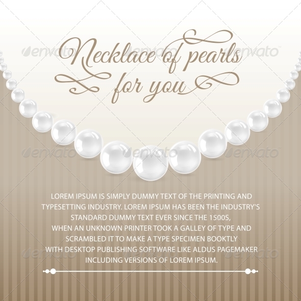 Card from Necklace. - Abstract Conceptual