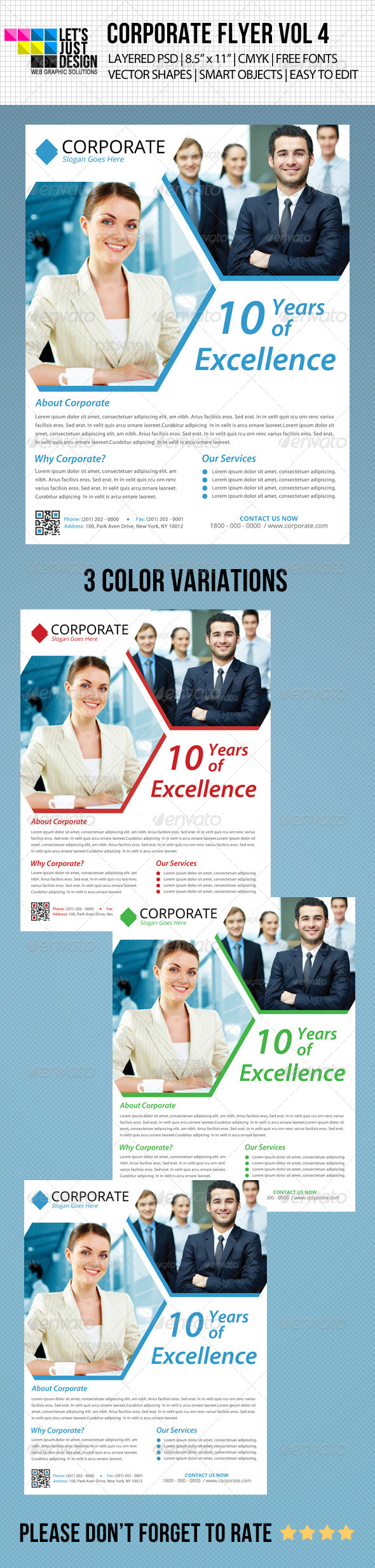 Minimal Corporate Flyer Vol 4 - Corporate Flyers