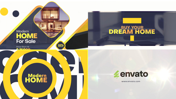 Modern Home Sale AD 1 Product Promo template preview