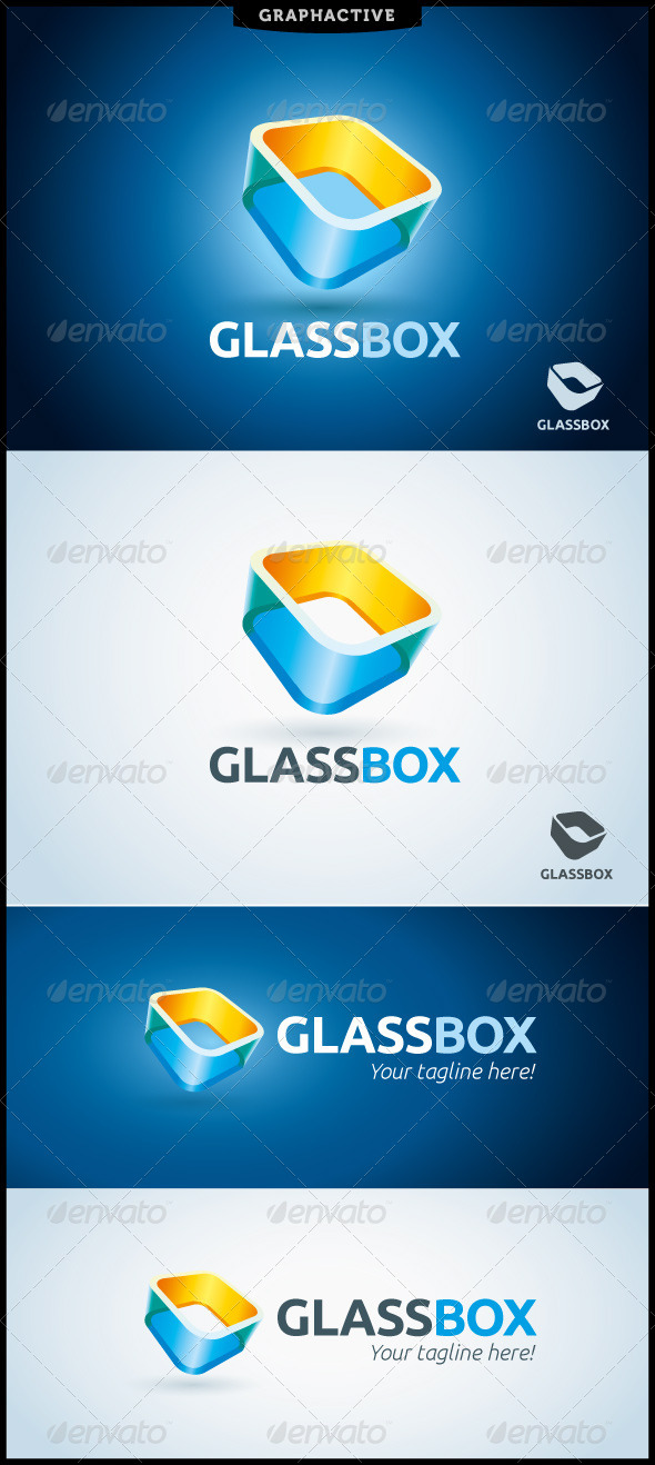 GlassBox Logo Template - Abstract Logo Templates