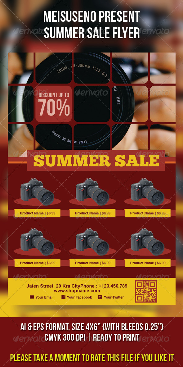 Summer Sale Flyer - Commerce Flyers