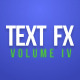 Text Fx Vol.4 - VideoHive Item for Sale