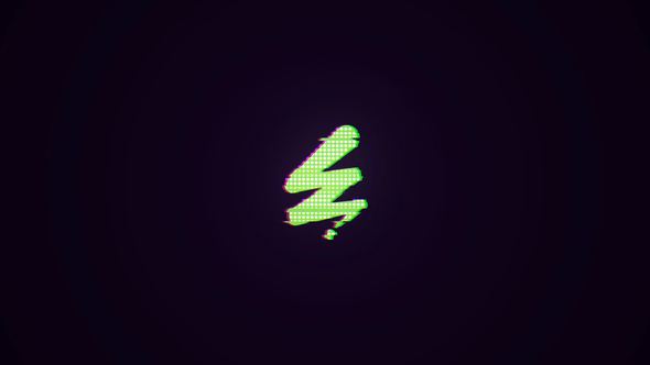 Glitch Logo Logo Stings template preview