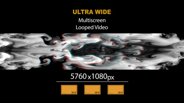 Ultra Wide HD Fluid Abstract 02