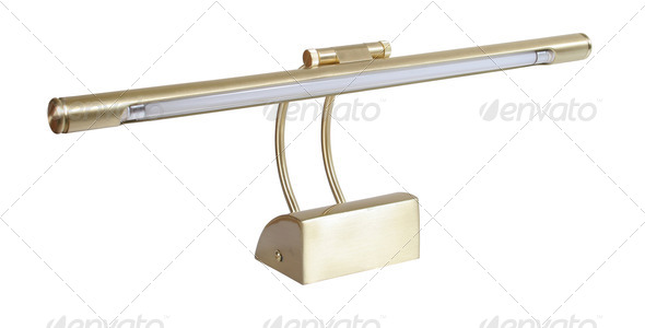 Lamp, isolated on a white background. File includes clipping pat - Stock Photo - Images