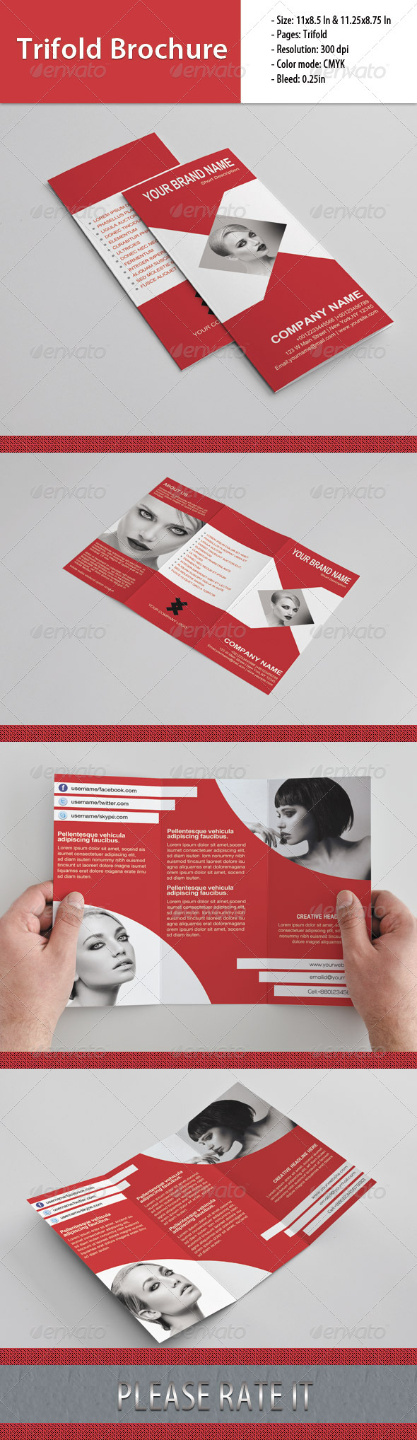 Trifold Brochure-2 - Brochures Print Templates