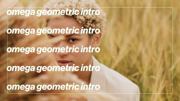 Omega - Geometric Intro Openers template preview
