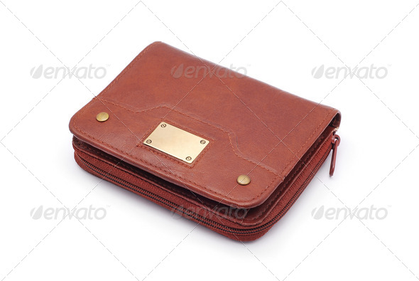leather wallet - Stock Photo - Images