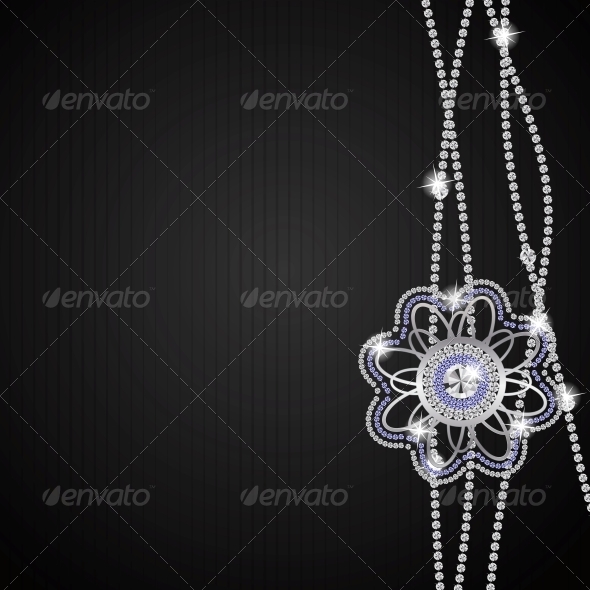Abstract Beautiful Black Diamond Vector - Backgrounds Decorative
