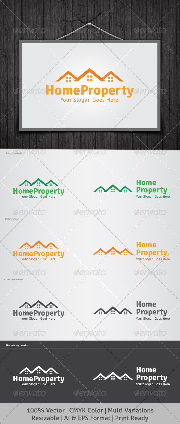 Home Property Logo - Buildings Logo Templates