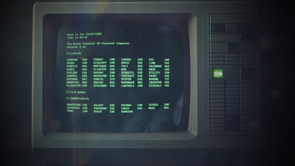 Retro BootUp Logo Logo Stings template preview