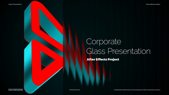 Glass Presentation - Corporate Presentation Video Displays template preview