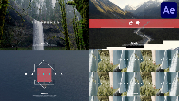The Opener for After Effects Openers template preview