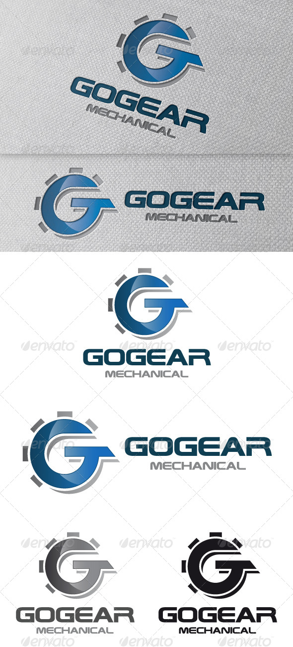 Gear Letter G Logo Template - Letters Logo Templates