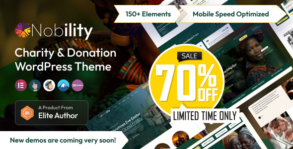 Nobility - Charity Nonprofit Multipurpose WordPress Theme