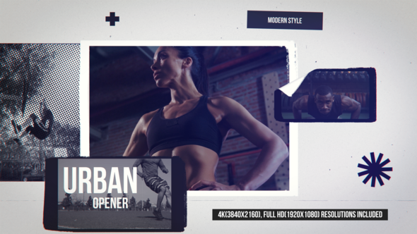 Grunge Urban Intro Openers template preview