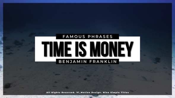 9 Simple Titles | AE Titles template preview