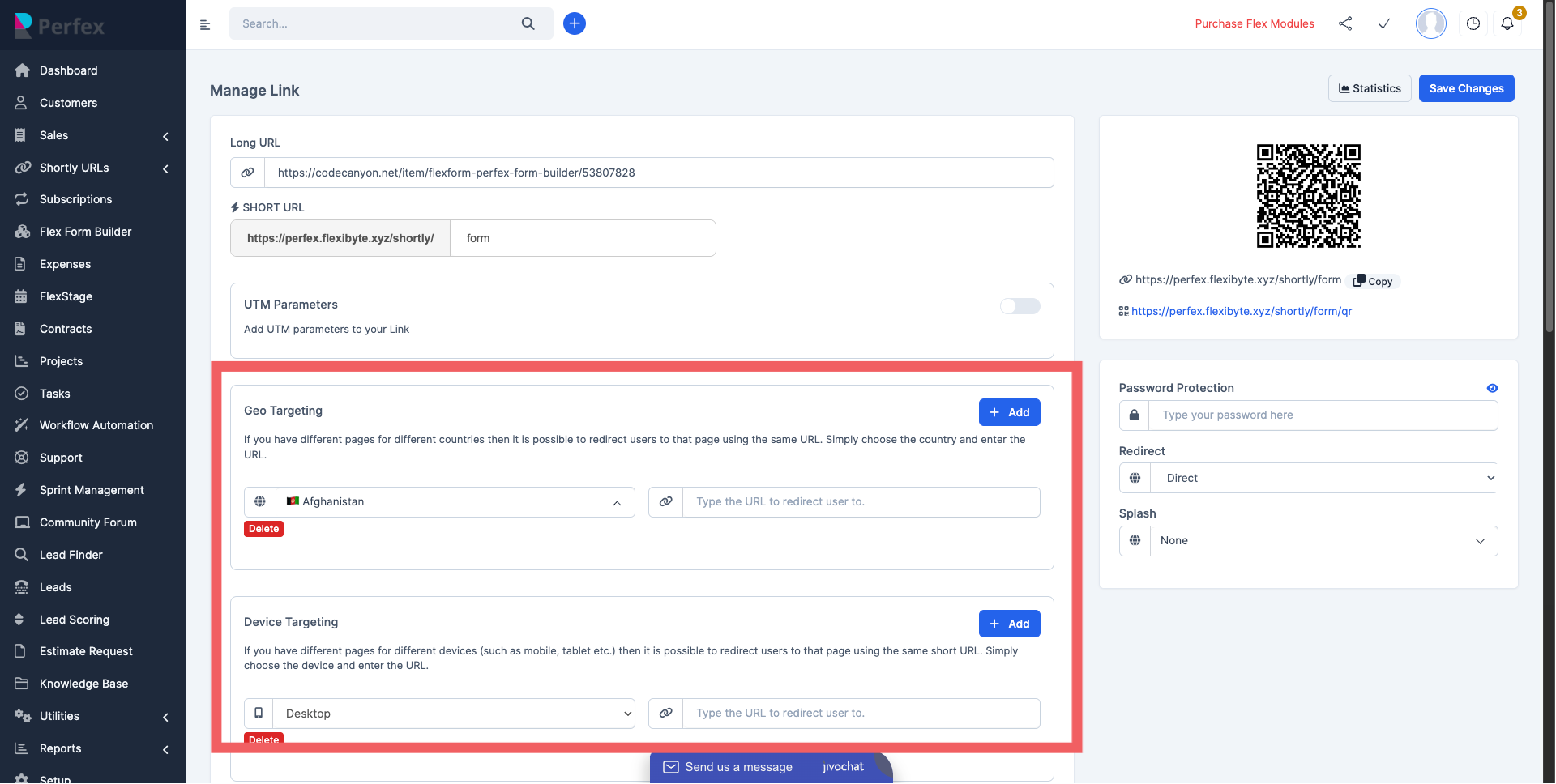 Shortly - Perfex URL Shortener by flexibyte88 | CodeCanyon
