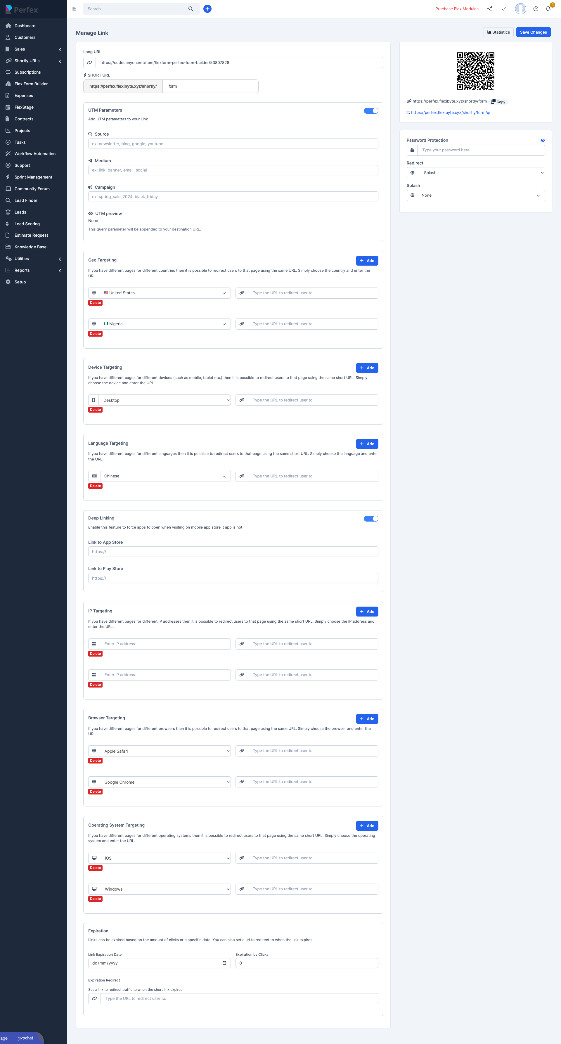 Shortly - Perfex URL Shortener by flexibyte88 | CodeCanyon