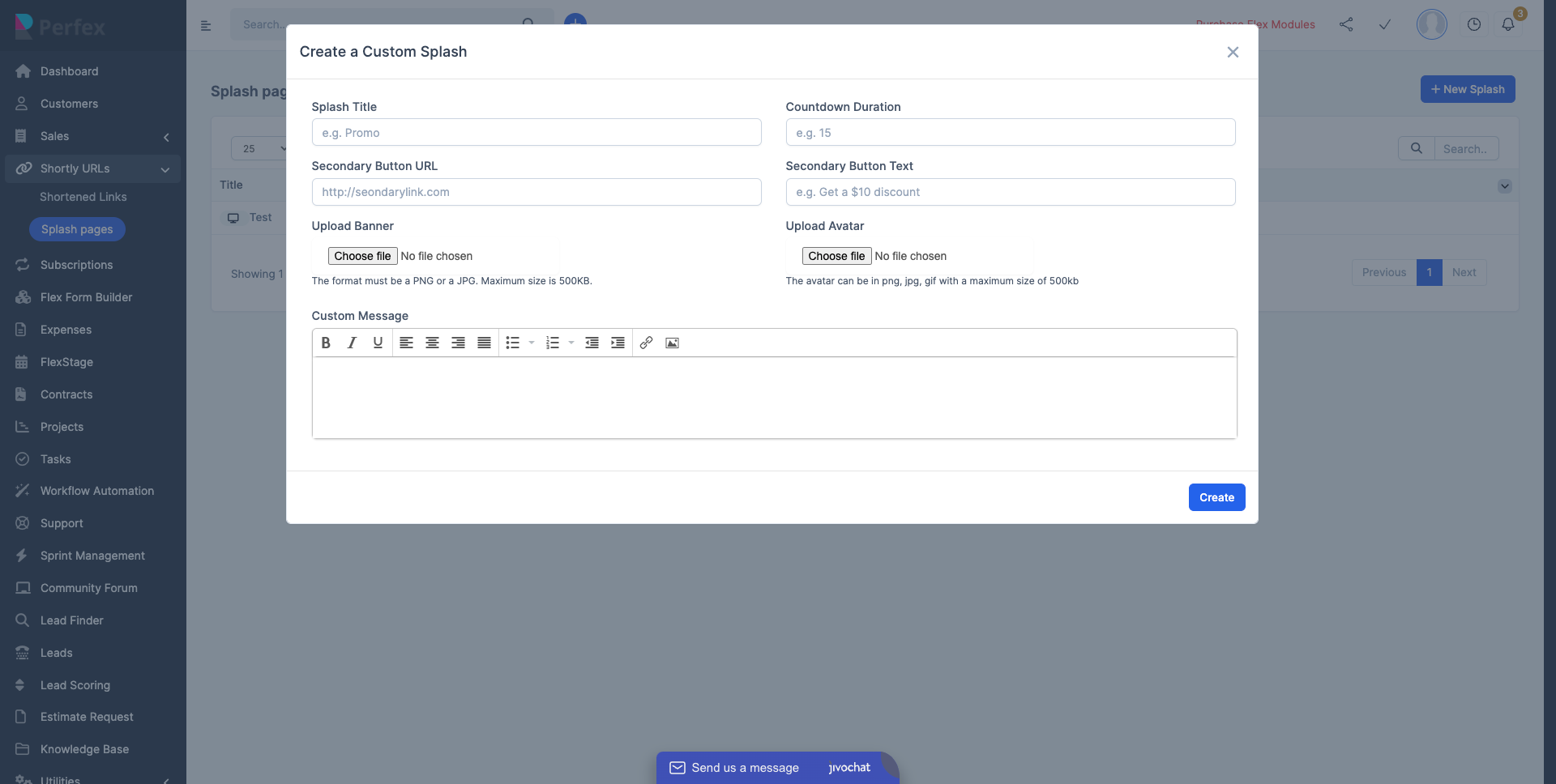 Shortly - Perfex URL Shortener by flexibyte88 | CodeCanyon