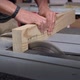 WOODWORKING - CUTTING A LAP JOINT ON TREATED PINE IN A TABLE SAW - VideoHive Item for Sale