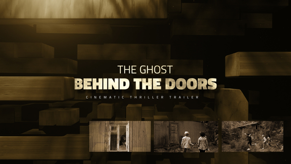 The Ghost Behind the Doors I Trailer Openers template preview