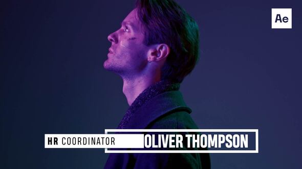 Lower Thirds Titles template preview