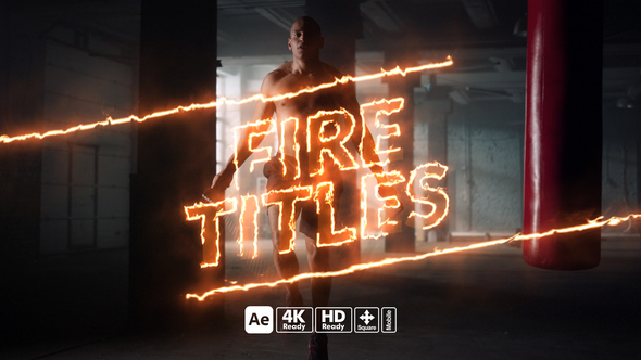 Fire Titles Titles template preview