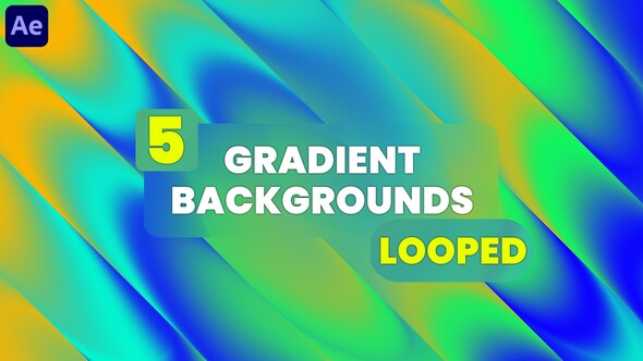 Gradient Backgrounds Elements template preview