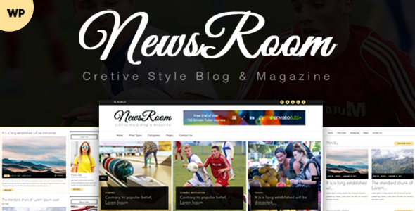 Newsroom - News, Magazine, Blog WordPress Theme