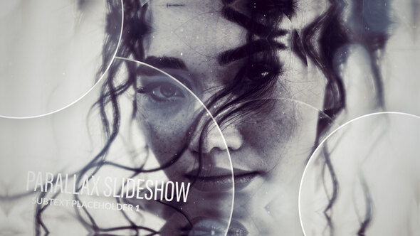 Circles Parallax Slideshow Openers template preview