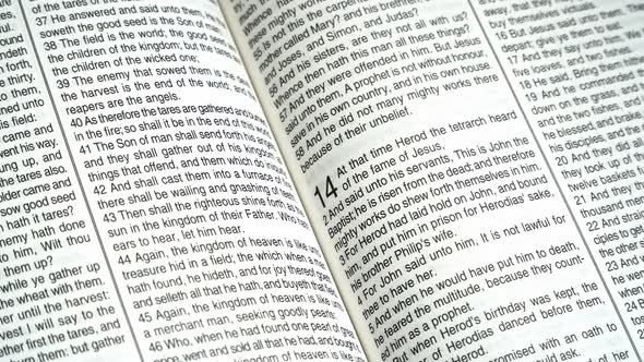 Pages of the Bible 23, Stock Footage | VideoHive