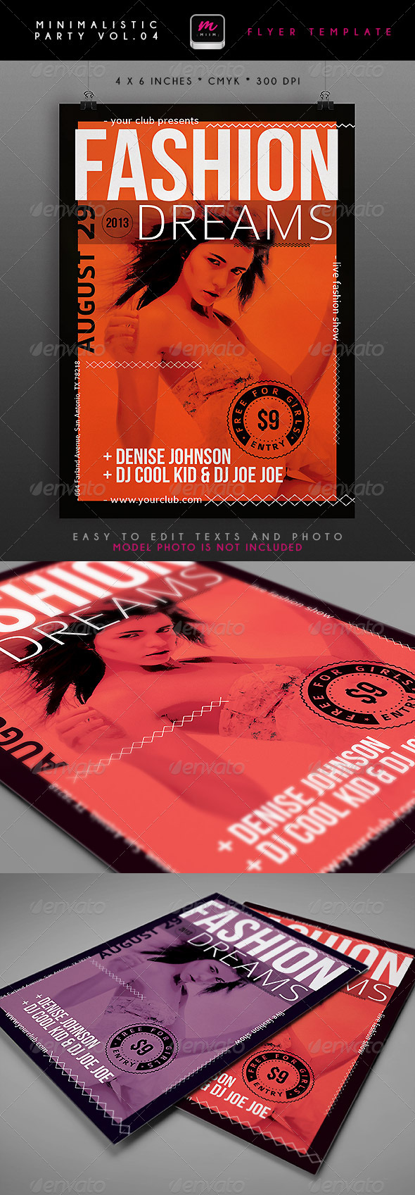 Minimalistic Party Flyer 4 - Miscellaneous Events
